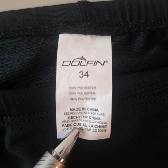 NWT Dolfin Jammer swim shorts black green lava - 34 - Picture 2 of 5
